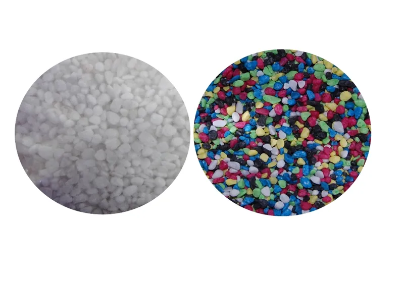 Aquarium Substrate Coloured Gravel 1-2mm 10kg White Or Multicoloured