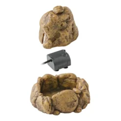 Exo Terra Reptile Fountain Water Dish -Fish Aquarium Supplies Store 80478b