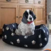Smart Garden Zoon Snug Paws Jet Square Dog Bed - Small