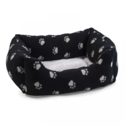 Smart Garden Zoon Snug Paws Jet Square Dog Bed - Medium -Fish Aquarium Supplies Store bed2 2