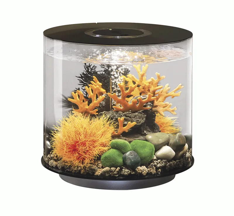 BiOrb Tube 15L In Black With Multi Colour Remote Controlled Lighting 1 BiOrb Tube 15L In Black With Multi Colour Remote Controlled Lighting