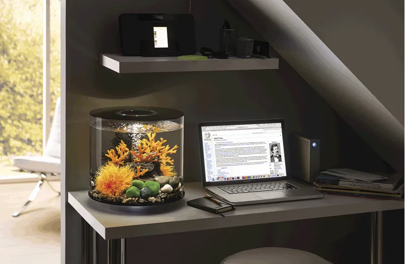 BiOrb Tube 15L In Black With Multi Colour Remote Controlled Lighting 2 BiOrb Tube 15L In Black With Multi Colour Remote Controlled Lighting - Image 2