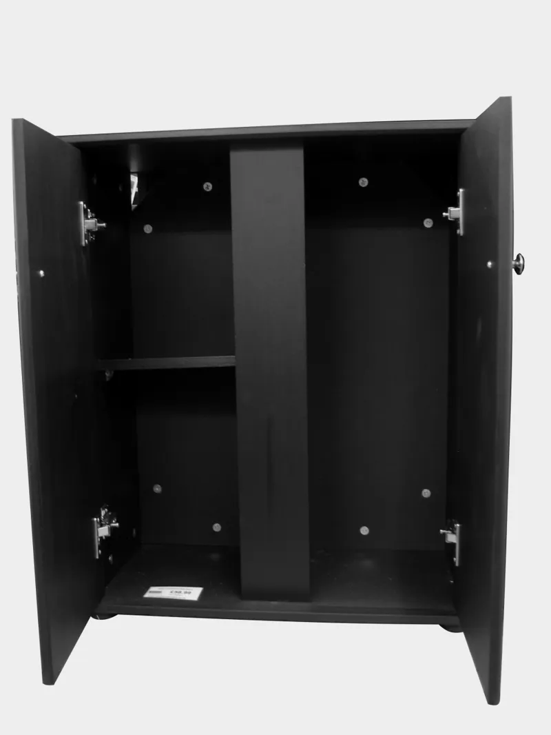 Boyu Cabinet EAT80E Black 80x30x70cm 2 Boyu Cabinet EAT80E Black 80x30x70cm - Image 2