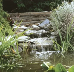 Oase Rockways Niagara Falls Grey Spring Slate Shelf With Inlet -Fish Aquarium Supplies Store fgrs21c