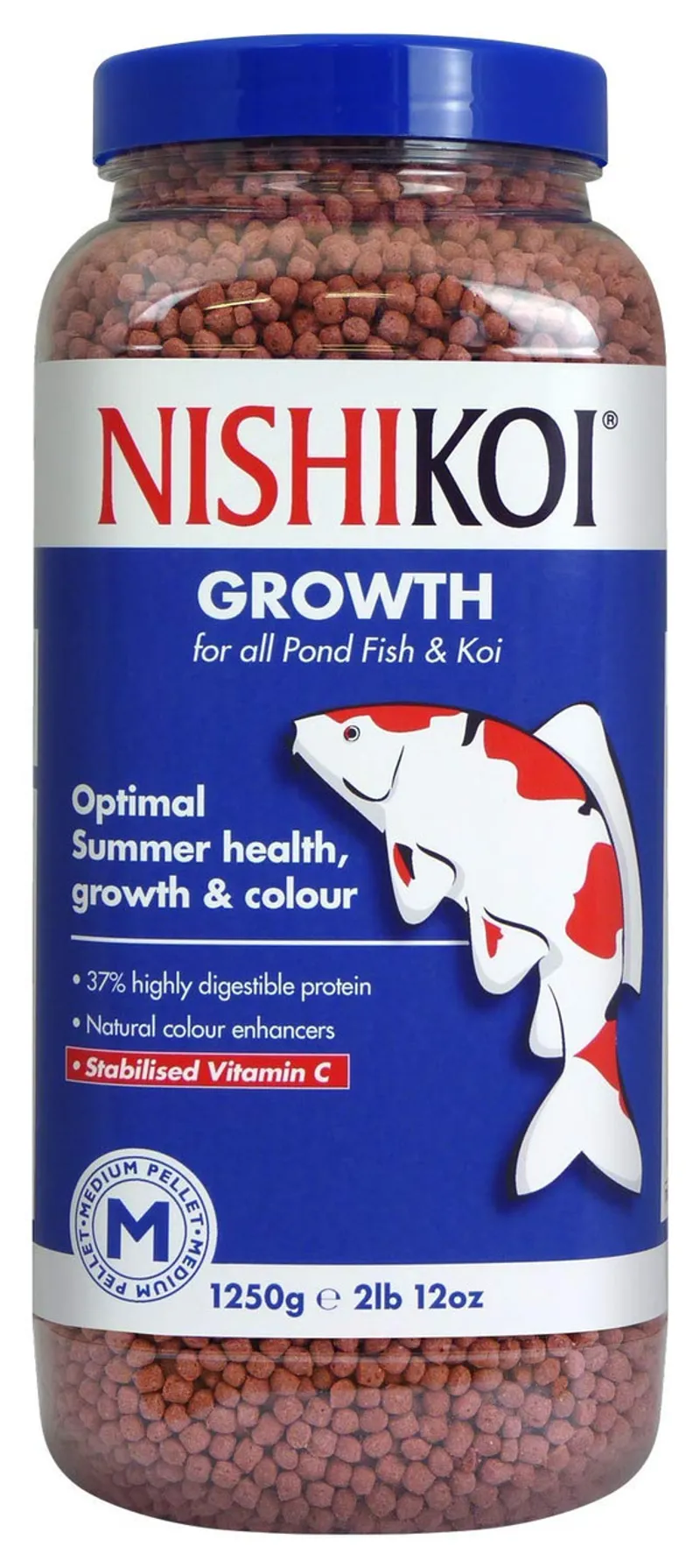Nishikoi Growth Pellet Medium 1250g 1 Nishikoi Growth Pellet Medium 1250g