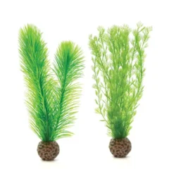 BiOrb Small Green Feather Fern X2 Aquarium Decoration