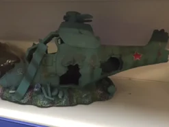 Aquaworld Helicopter Aquarium Ornament - Large