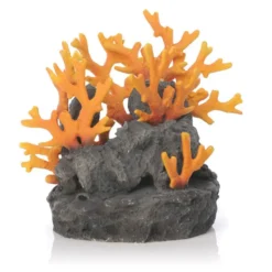 Oase BiOrb Lava Rock With Fire Coral Ornament - Medium -Fish Aquarium Supplies Store lava fire