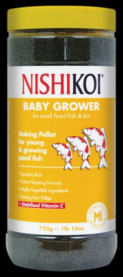 Nishikoi Baby Grower Sinking Pellet 750g