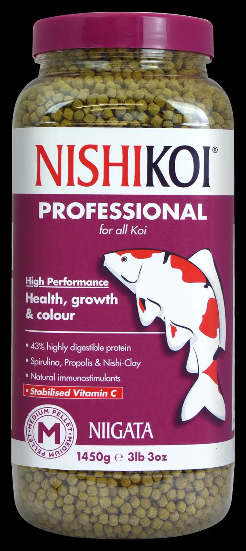 Nishikoi Niigata Professional Pellet Medium 1450g 1 Nishikoi Niigata Professional Pellet Medium 1450g