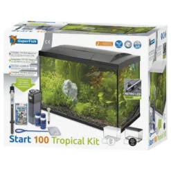 SuperFish Start 100 Tropical Tank Kit Black